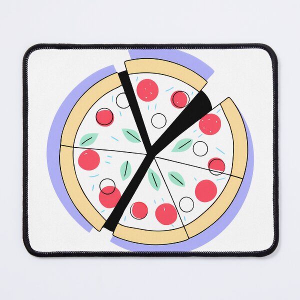 Item preview, Pizza Colorful Creations Fun Whimsy Watercolor Design Portrait designed and sold by ART ATTACK ZONE.