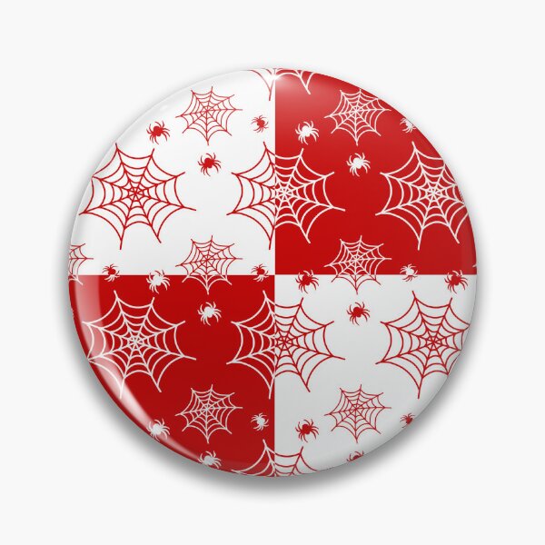 Item preview, White and red interchange web pattern designed and sold by serenebookworm.