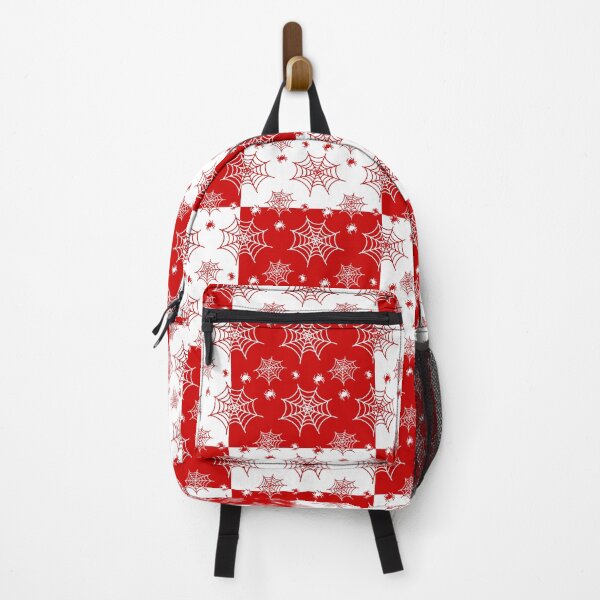 Item preview, White and red interchange web pattern designed and sold by serenebookworm.