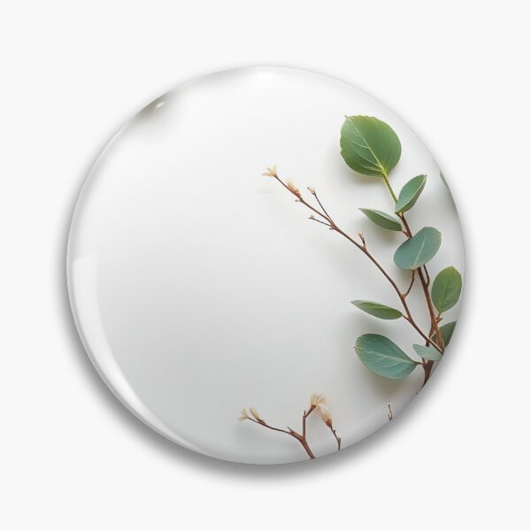 Item preview, Fresh Eucalyptus – Minimal Branches on White designed and sold by EmeraldeaArt.