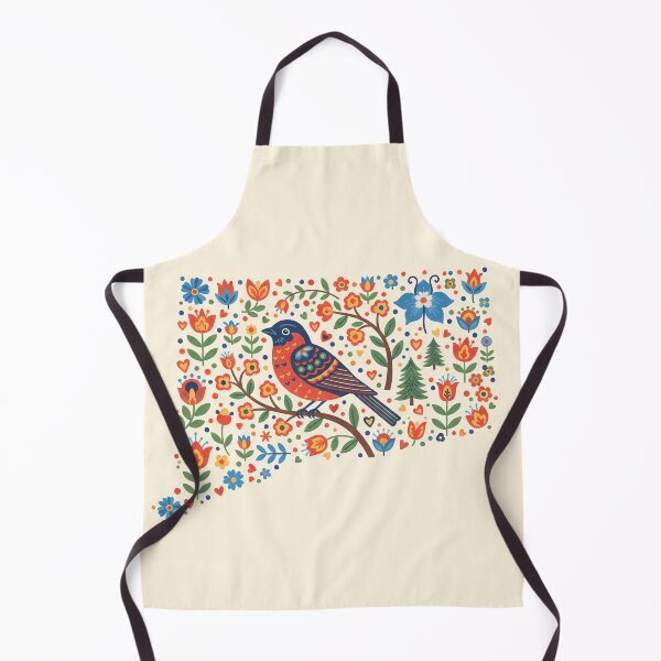 Item preview, Connecticut American Robin State Sticker – Scandinavian Folk Art by heidiannemorris © designed and sold by FOLK ART FUSION by heidiannemorris.