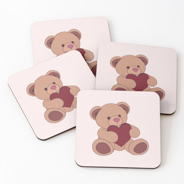 Item preview, Cute Heart Teddy Bear designed and sold by DandelionGroveStudio.