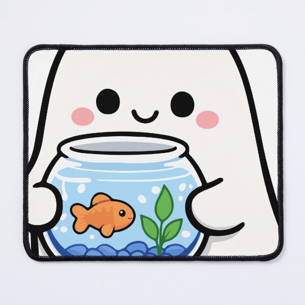 Item preview, Ghost Holding a Goldfish Bowl designed and sold by OniumEth.