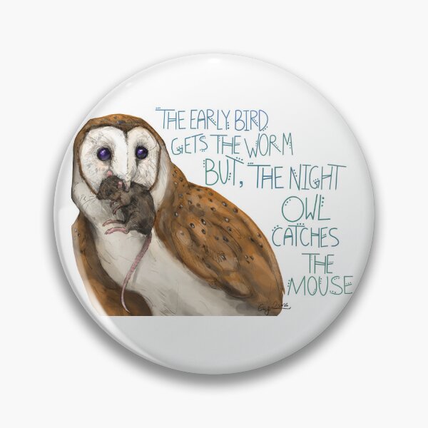 Item preview, The Night Owl Catches the Mouse designed and sold by Gwynnerohrs.