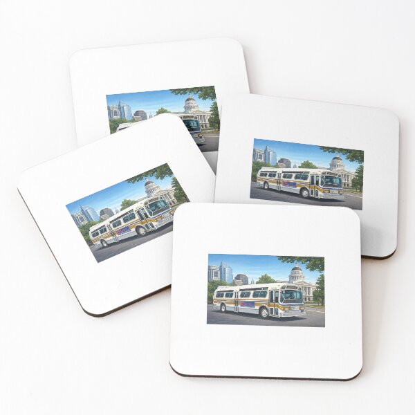 Item preview, Sacramento skyline. With 1973 Flxible Sacramento Regional Transit  designed and sold by StopRequest.