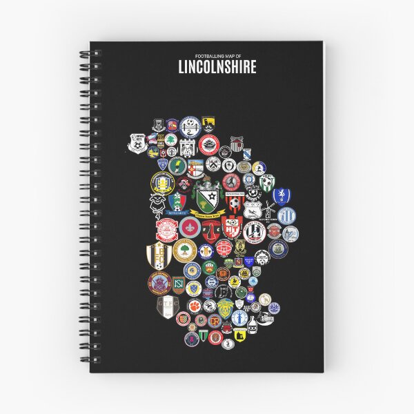Item preview, Extended Mens Footballing Map of Lincolnshire designed and sold by Footy-Maps.