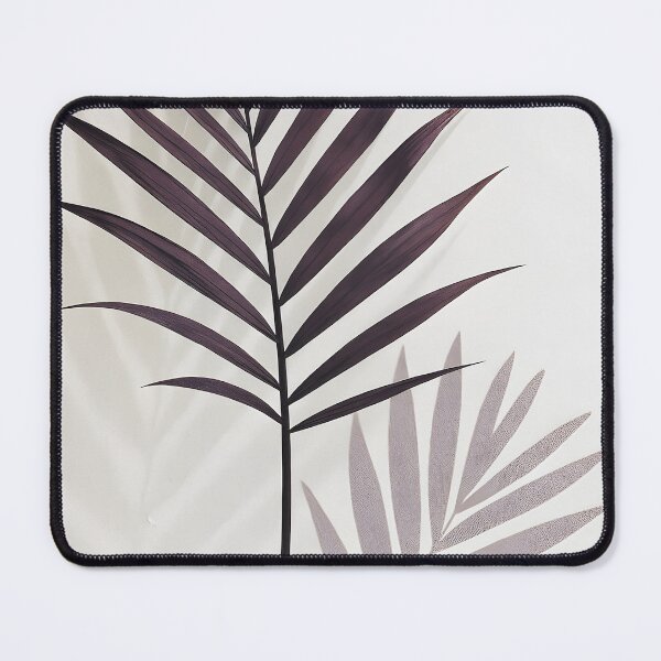 Item preview, Violet Leaves Sunlit Shadows on Beige designed and sold by EmeraldeaArt.