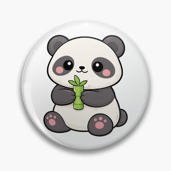 Item preview, Panda Holding a Bamboo Shoot designed and sold by OniumEth.