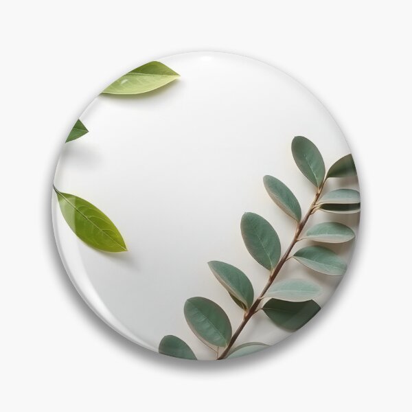 Item preview, Whispering Branches – Eucalyptus Shadows on White designed and sold by EmeraldeaArt.