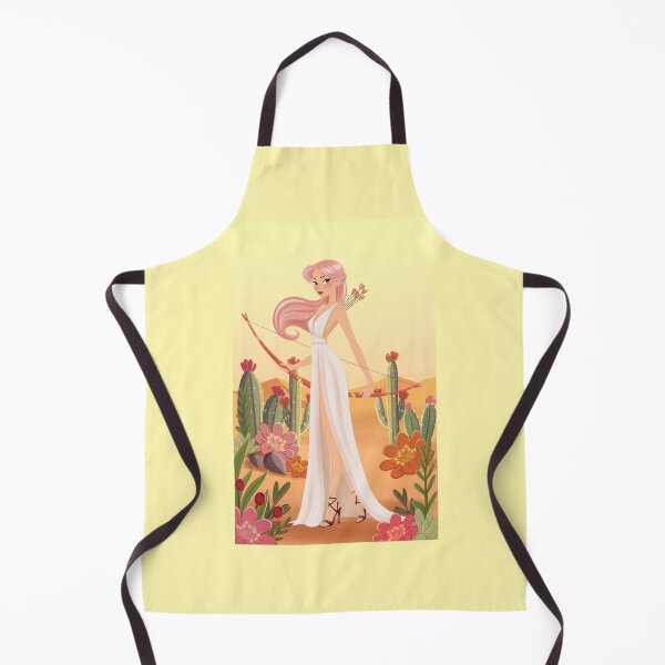 Item preview, Pink Huntress in the Golden Desert - Boho Illustration designed and sold by RitaRuni1992.