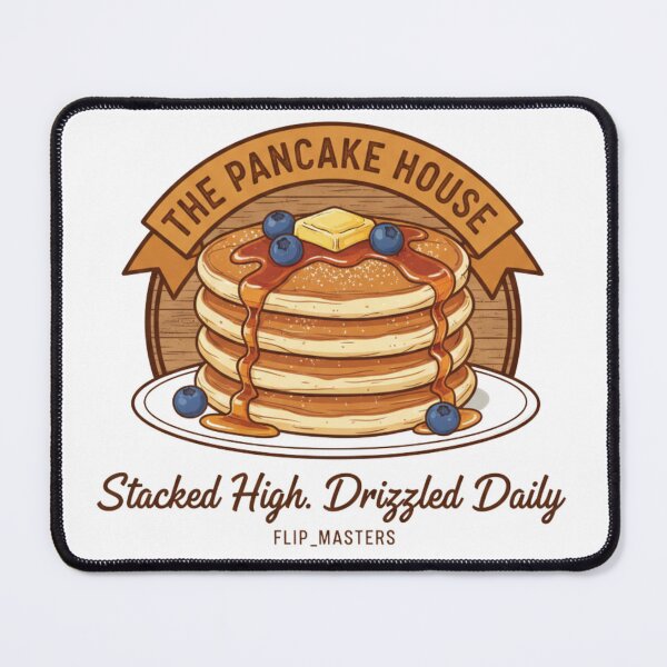 Item preview, Retro Pancake House Stacked High - Vintage Breakfast Foodie Art designed and sold by Wear Sculpt.