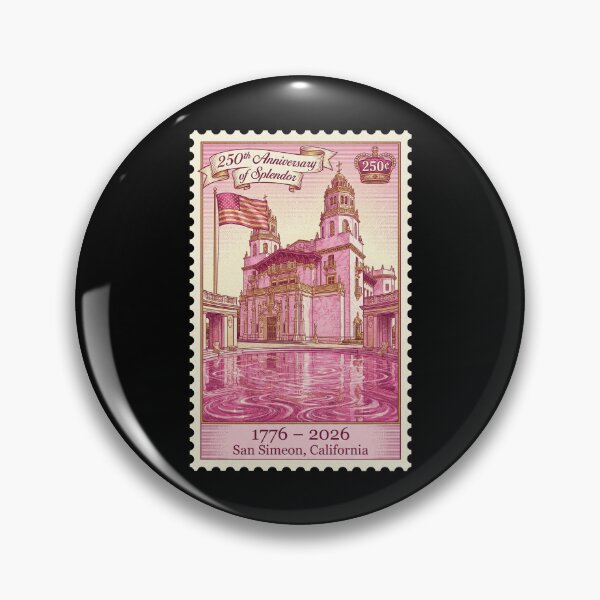 Item preview, 250th Anniversary USA Hearst Castle San Simeon California Stamp designed and sold by G350.