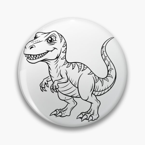 Item preview, TRex Dinosaur Whimsy Playful Creatures Animals Fruits Plants  designed and sold by ART ATTACK ZONE.