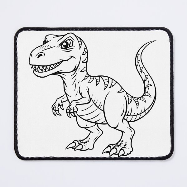 Item preview, TRex Dinosaur Whimsy Playful Creatures Animals Fruits Plants  designed and sold by ART ATTACK ZONE.