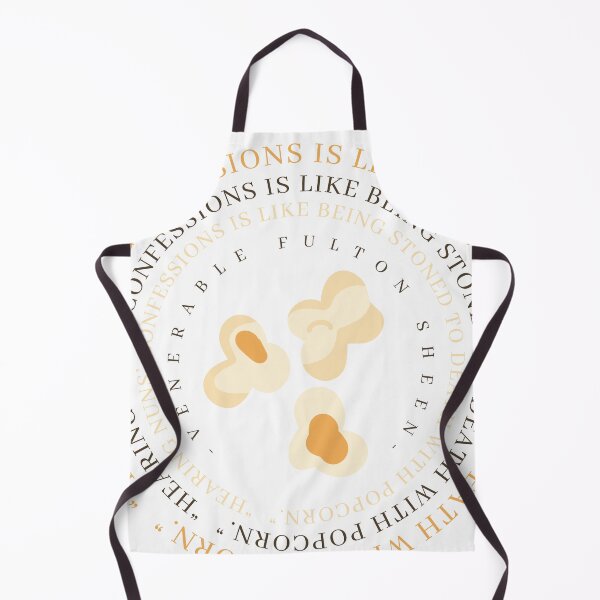 Item preview, Ven. Fulton Sheen "Popcorn Confessions" designed and sold by Sass of the Saints.