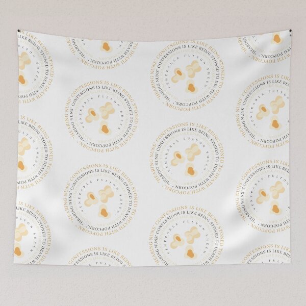 Item preview, Ven. Fulton Sheen "Popcorn Confessions"  designed and sold by Sass of the Saints.