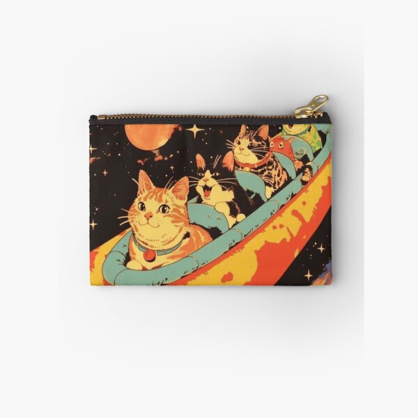Item preview, Retro Cats in a Spaceship designed and sold by WigOutlet.