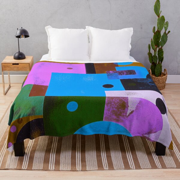 Item preview, Color Block Geometric Abstract Art Print designed and sold by joycrysstudio.