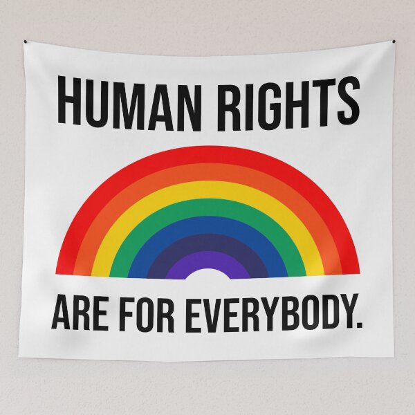 Item preview, Human rights are for everybody  designed and sold by Rachel the Artist .