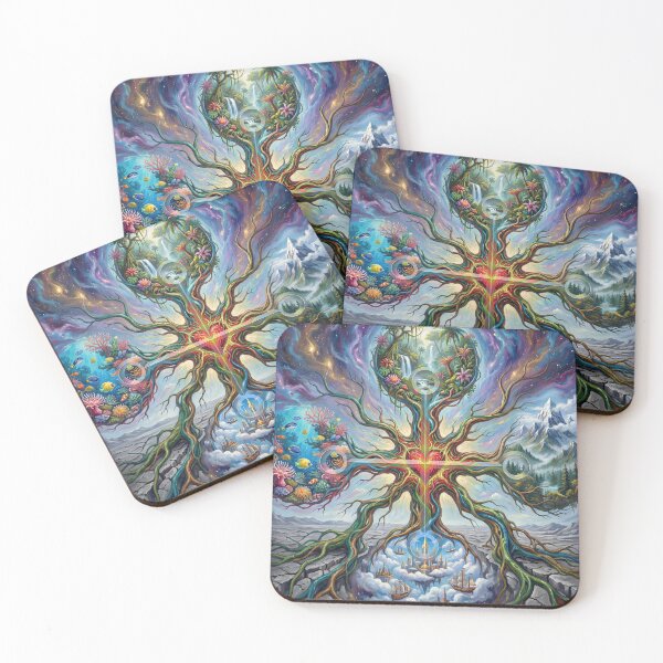 Item preview, Expand | Sacred Circuits Glyph #2 – Surreal Elements of Life Art designed and sold by FreqEncodedArt.