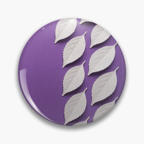 Item preview, Ivory Leaves – Pastel Purple Border Frame designed and sold by EmeraldeaArt.
