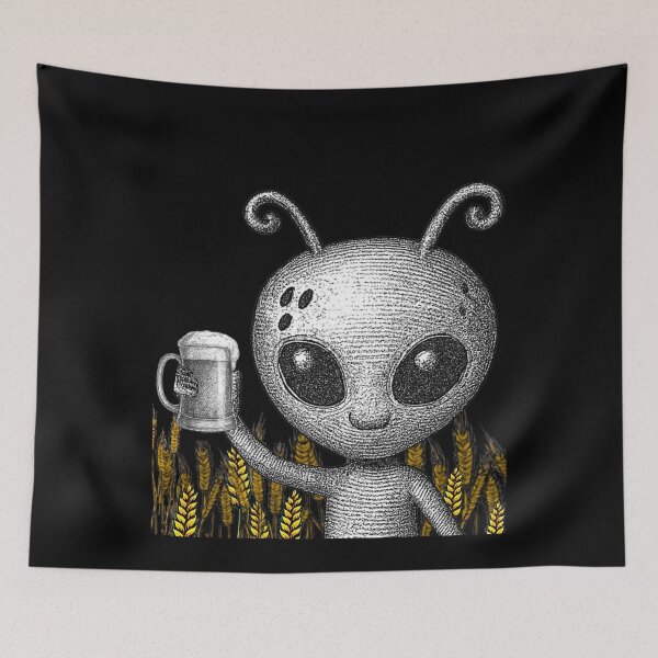 Item preview, Cute Alien full face designed and sold by pulse_retail.