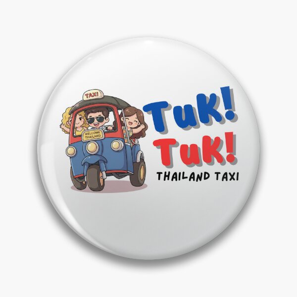 Item preview, Cute Thailand Tuk Tuk – Welcome Thailand Travel Cartoon | Thai Vacation Souvenir designed and sold by Beeform.