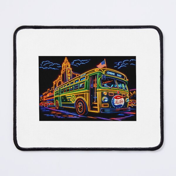 Item preview, Fox theater San Francisco with SFMuni Mack bus designed and sold by StopRequest.