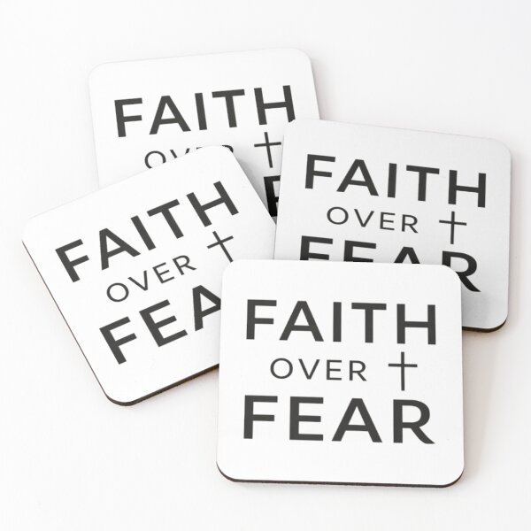 Item preview, Faith Over Fear – Modern Christian  designed and sold by DigiWoosh.