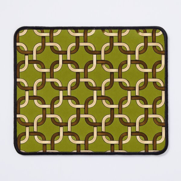 Item preview, Gotcha print in Avocado green and coffee brown designed and sold by Roxburylane.