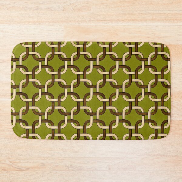 Item preview, Gotcha print in Avocado green and coffee brown  designed and sold by Roxburylane.
