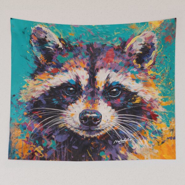 Item preview, Retrato de mapache designed and sold by ArtMailsonCello.