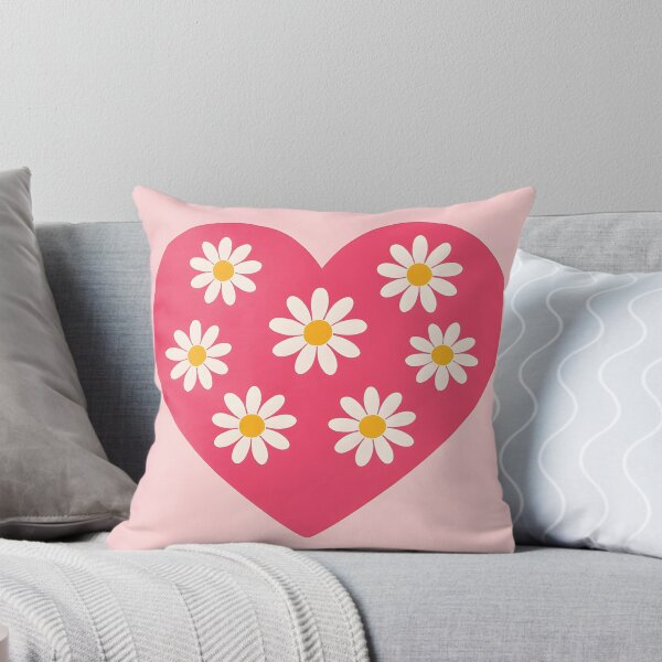 Item preview, Daisies in pink heart designed and sold by EmeraldeaArt.