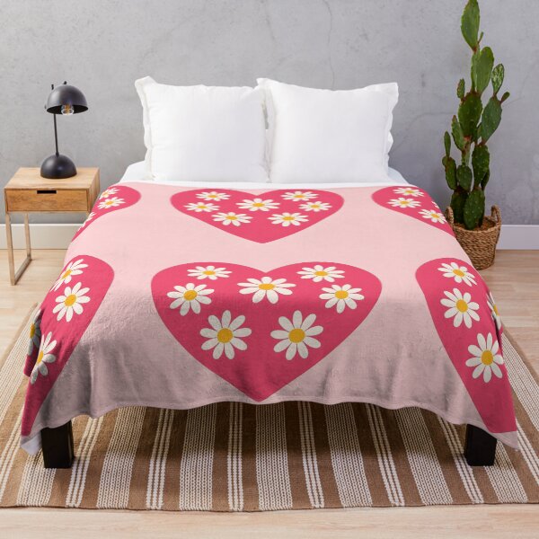 Item preview, Daisies in pink heart designed and sold by EmeraldeaArt.