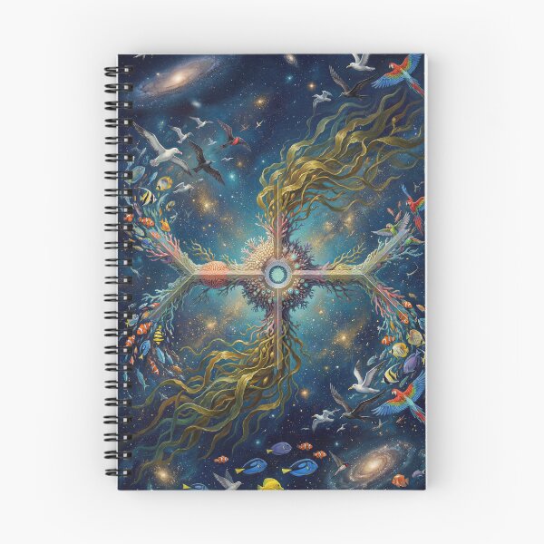 Item preview, Extend | Sacred Circuits Glyph #6 – Surreal Cosmic Ocean Art designed and sold by FreqEncodedArt.