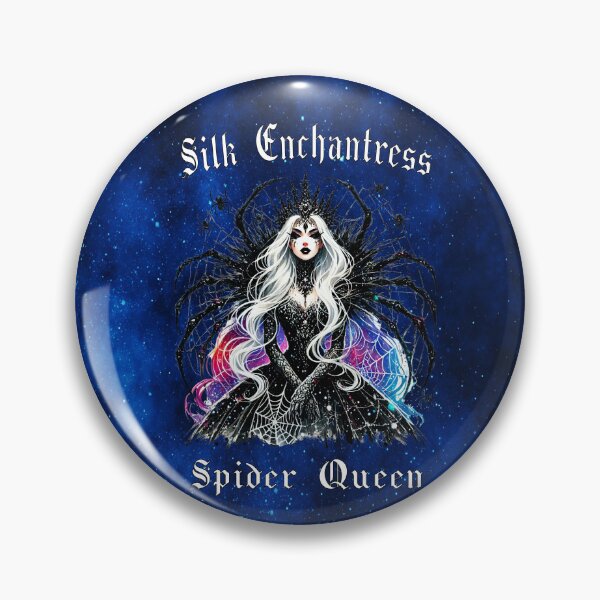 Item preview, Silk Enchantress – Gothic Spider Queen Art designed and sold by MysticOzzy.
