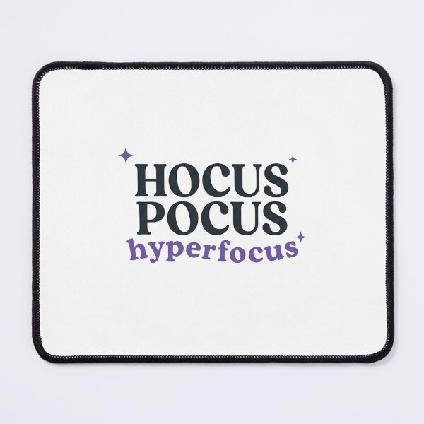 Item preview, Hocus Pocus Hyperfocus Sticker – ADHD Humor Magical Productivity Design designed and sold by ti-dri.