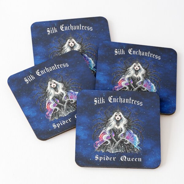 Item preview, Silk Enchantress – Gothic Spider Queen Art designed and sold by MysticOzzy.