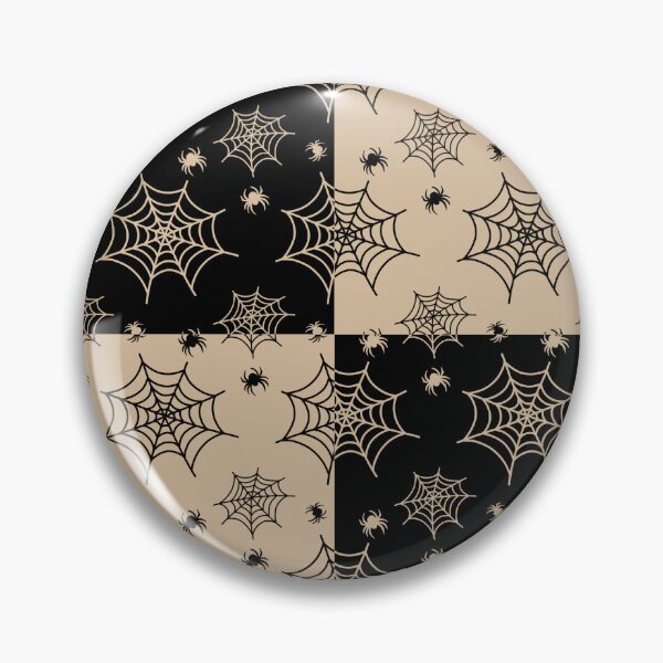 Item preview, Black and cream interchange web pattern designed and sold by serenebookworm.