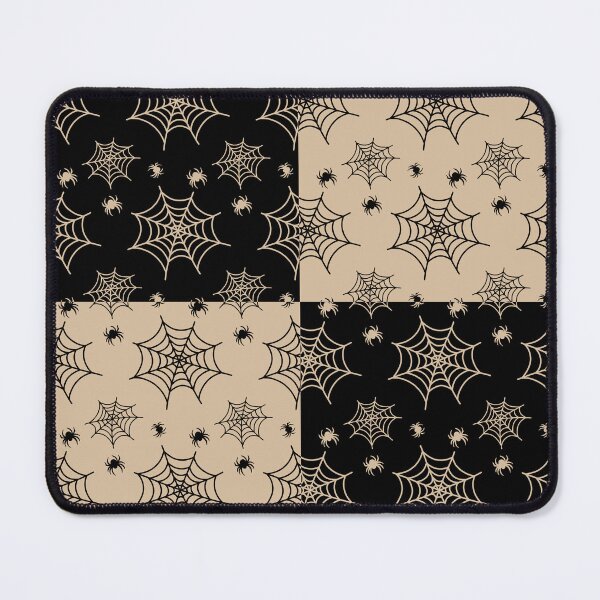 Item preview, Black and cream interchange web pattern designed and sold by serenebookworm.