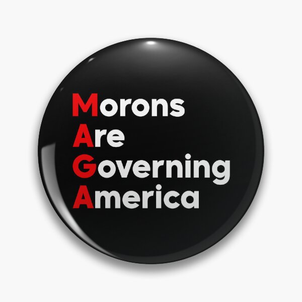 Item preview, Morons Are Governing America - Anti Maga designed and sold by PixVib.