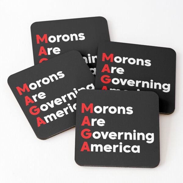 Item preview, Morons Are Governing America - Anti Maga designed and sold by PixVib.
