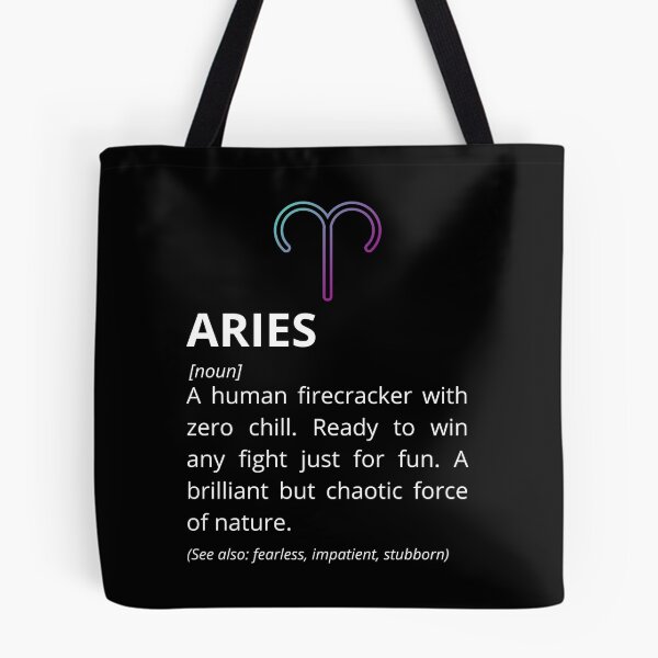 Item preview, Aries Definition - Funny Zodiac Dictionary Gift designed and sold by Freddie's Design Studio.