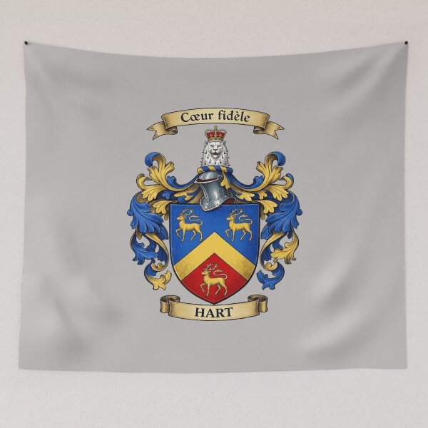 Aperçu de l'œuvre Les armoiries de la famille Hart créée et vendue par BagTown Clans.