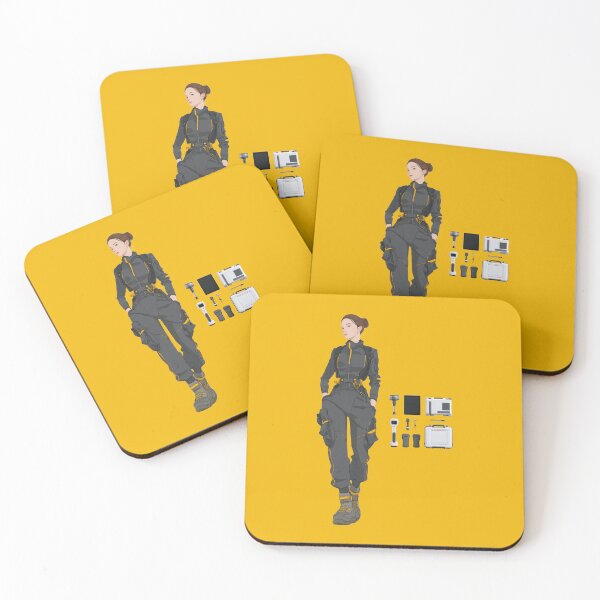 Item preview, Urban Field Technician Female Tactical Gear designed and sold by MYTHIC PEEL STICKERS.