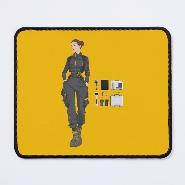 Item preview, Urban Field Technician Female Tactical Gear designed and sold by MYTHIC PEEL STICKERS.