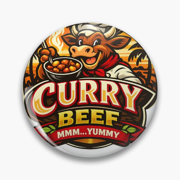Item preview, Curry Beef mmm yummy logo designed and sold by renkid.