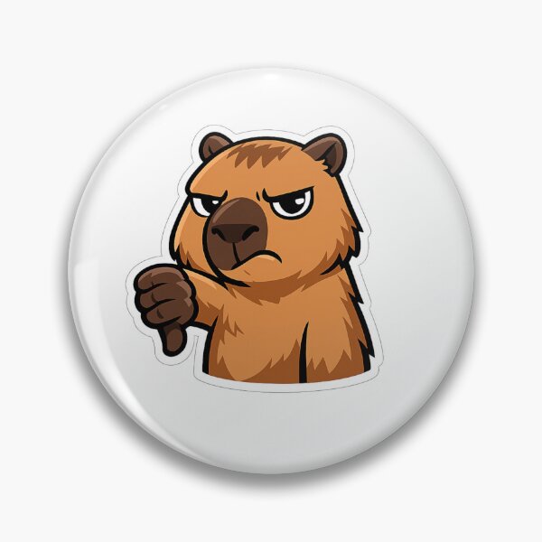 Item preview, Sassy Capybara Thumbs Down designed and sold by YonizaStudio.