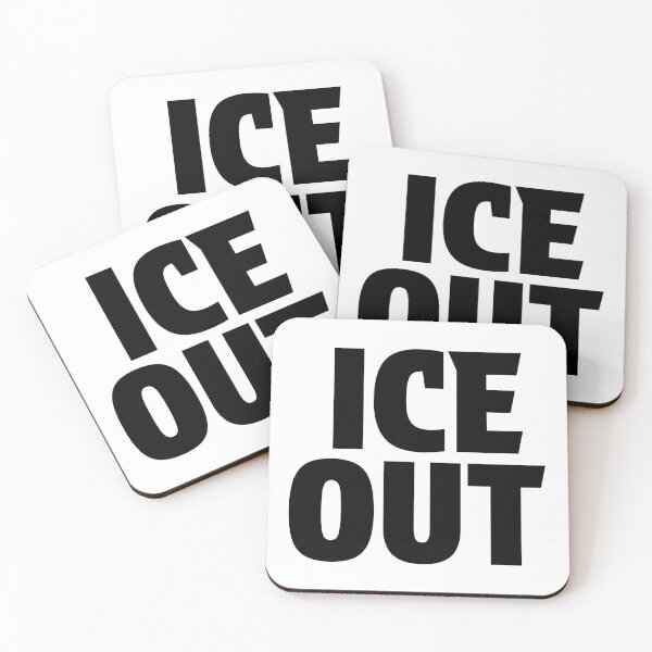 Item preview, ICE OUT OF COMMUNITIES END ABOLISH ICE NO ONE IS ILLEGAL. US ANTI FASCISTS UNITE  designed and sold by Cosmic Collective Print.