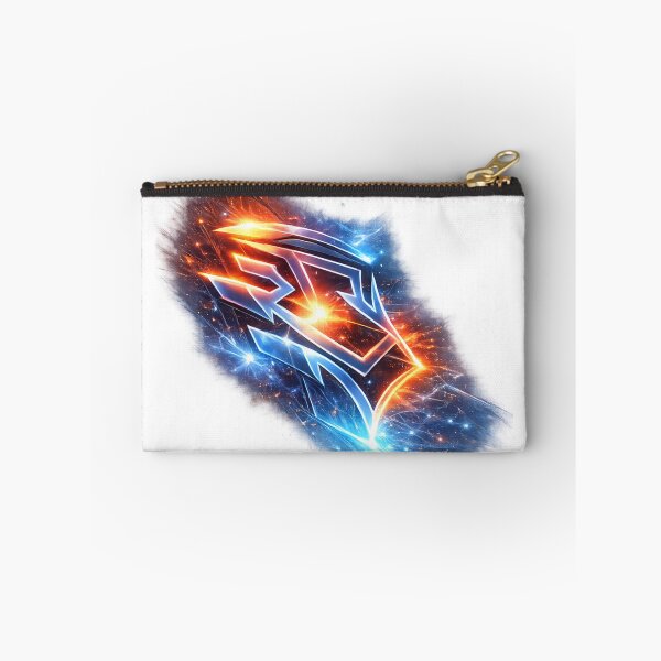 Item preview, Metallic Warrior Shield in Orange and Blue. designed and sold by HubiUrbanStudio.